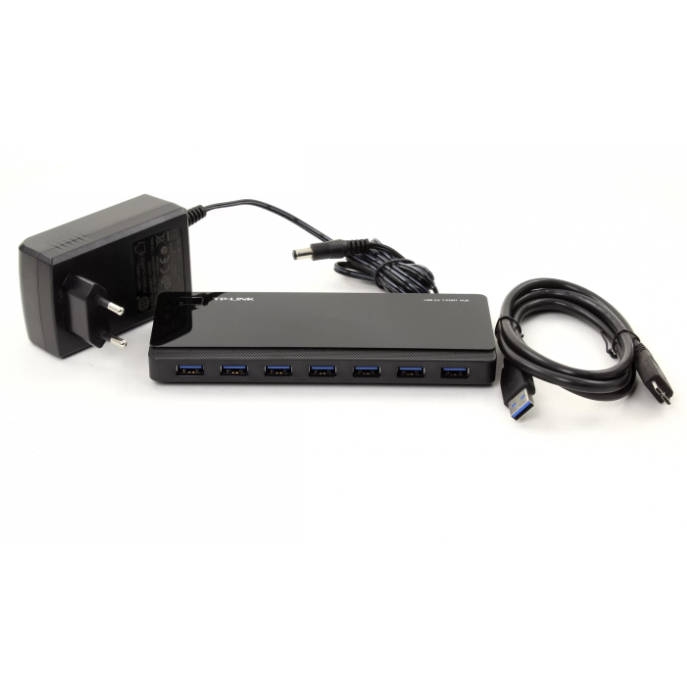 מפצל 7 יציאות USB-3.0 דגם UH720 TP-LINK כולל ספק חיצוני