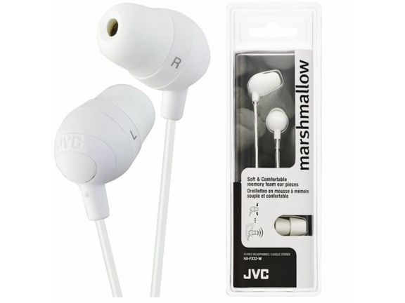 אוזניות מרשמלו לבנות JVC