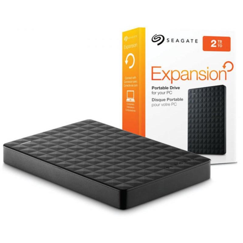 כונן גיבוי חיצוני Seagate 2TB 2.5" USB-3.0