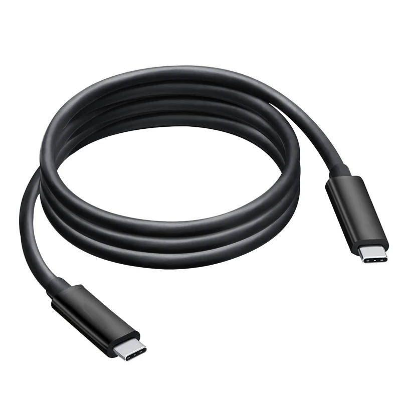 כבל 40Gbps Thunderbolt 3, חיבור Type C זכר-זכר 1 מטר