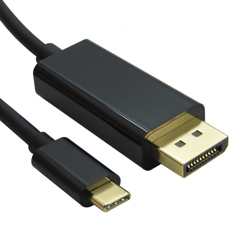 כבל Type C לחיבור DisplaPort באורך 1.8 מטר 4K 60Hz