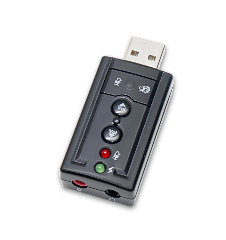 כרטיס קול חיצוני 7.1 בחיבור USB