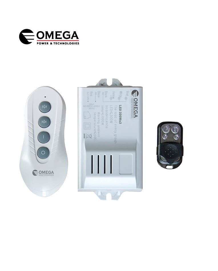 שלט חכם אלחוטי לתאורה - 3 ערוצים