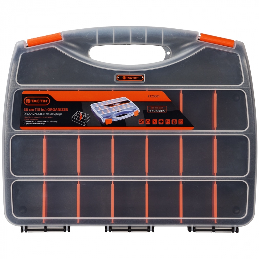 קופסת ארגון ואחסון שקופה מודולרית - TACTIX 320001