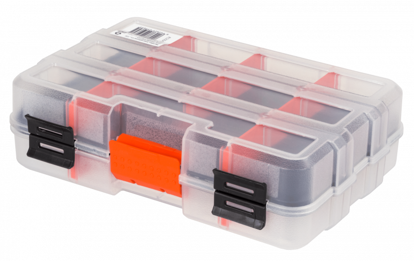 קופסת ארגון ואחסון שקופה דו צדדית - TACTIX 320042