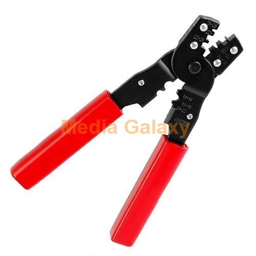 לוחץ לפינים וסופיות כבל בגדלים שונים