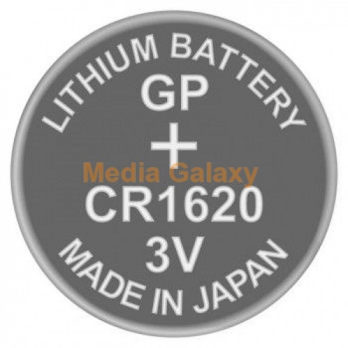 סוללת כפתור ליתיום CR1620 3V תוצרת GP