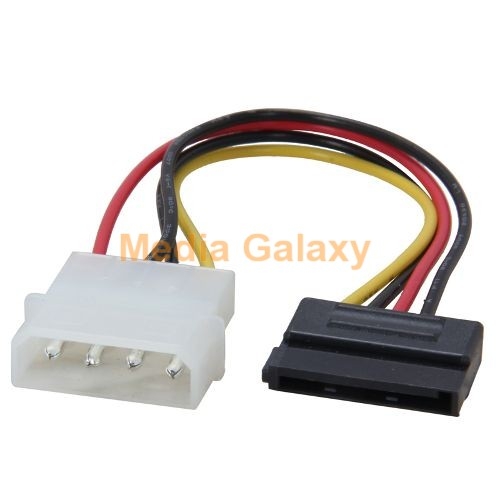 כבל מתח מחיבור מולקס (MOLEX) לחיבור SATA