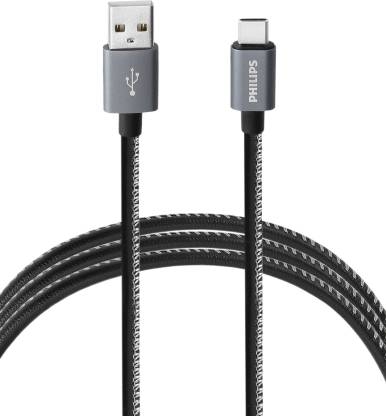 כבל טעינה מהיר USB Type C 1.2m תוצרת Philips