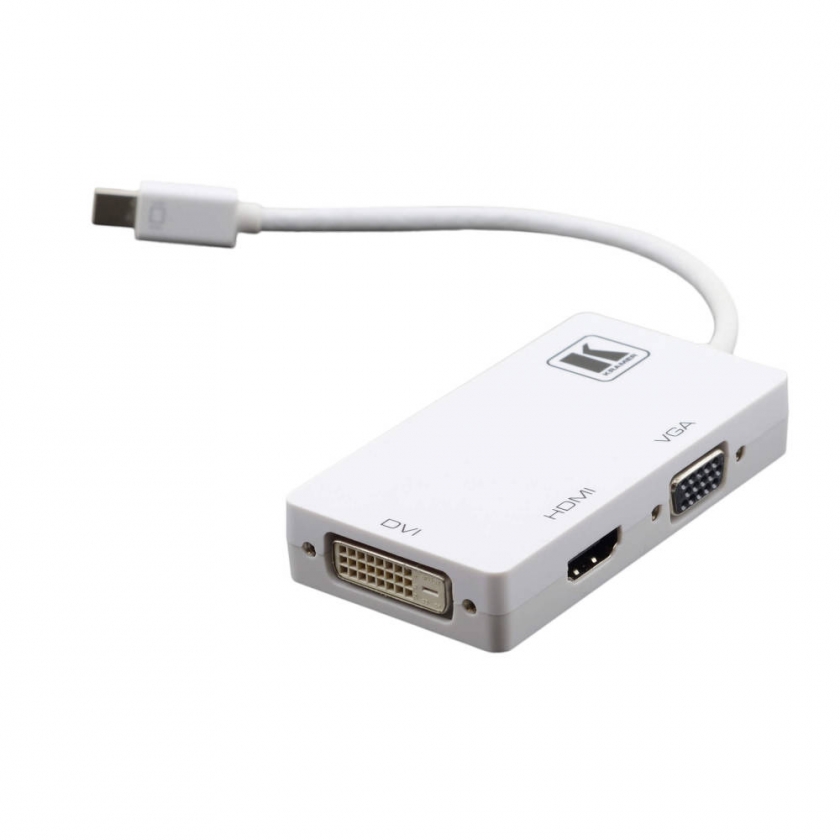 מתאם מקצועי Kramer mini DisplayPort to HDMI-DVI-VGA