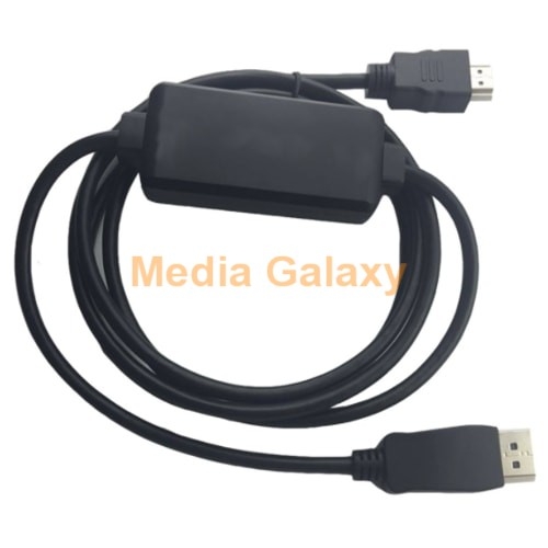 כבל המרה מחיבור HDMI במחשב לחיבור DisplayPort במסך