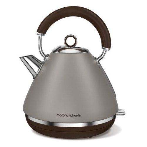 קומקום חשמלי מעוצב אפור morphy Richards Pebble