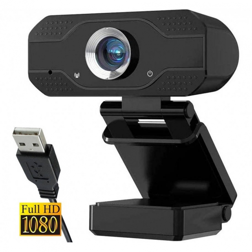 מצלמת אינטרנט 1080P Full HD + מיקרופון בחיבור USB