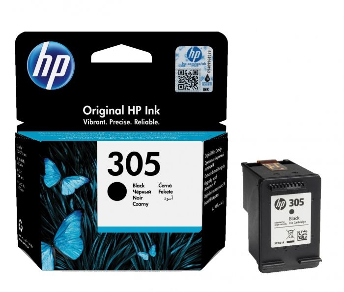 ראש דיו מקורי HP 305 שחור