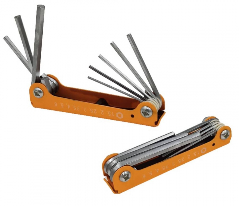 סט 8 מפתחות אלן מילימטר באולר מתקפל