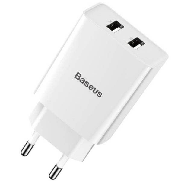 מטען USB כפול 2A תוצרת Baseus