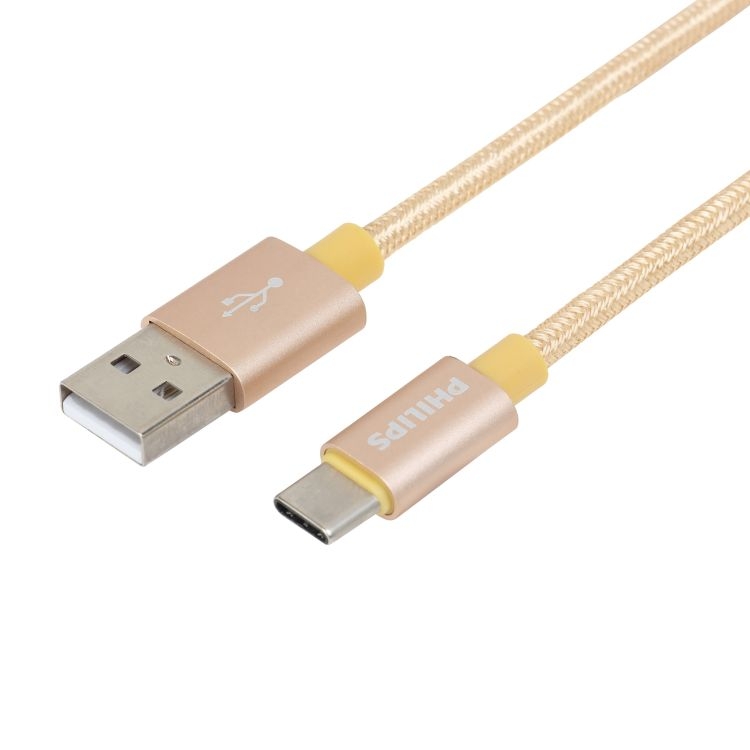 כבל טעינה מהיר USB Type C 1.2m תוצרת Philips