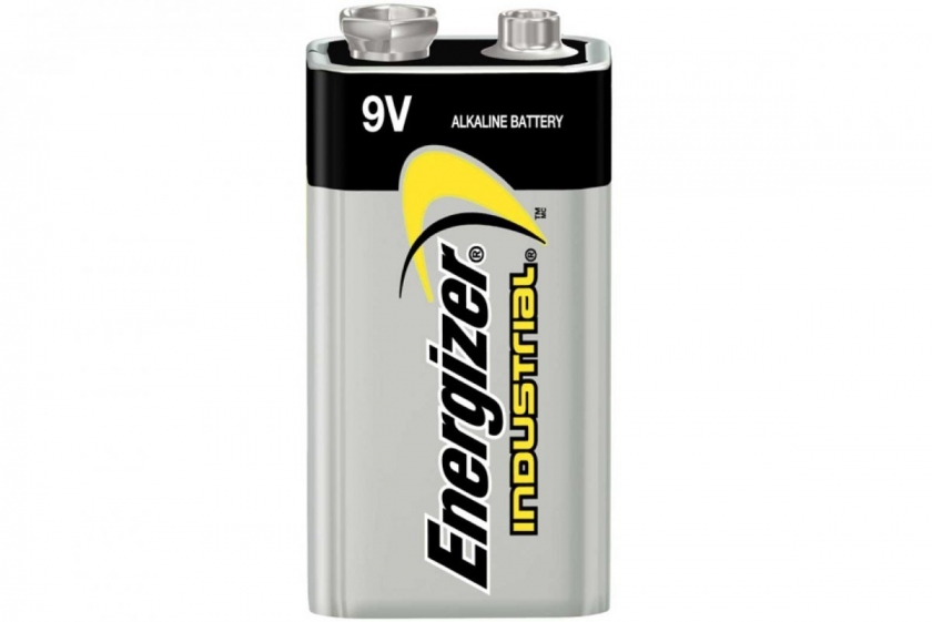 12 סוללות 9V מלבנית Energizer Industrial