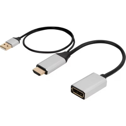 מתאם מחיבור HDMI במחשב לחיבור Displayport במסך