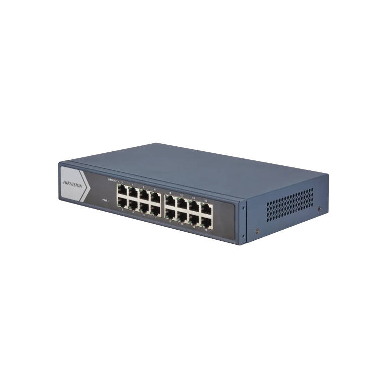 מתג Hikvision Switch 16-Ports Giga