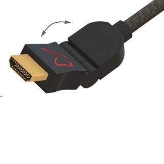 כבל HDMI עם ראשים מתקפלים 90 מעלות אורך 1.8 מטר
