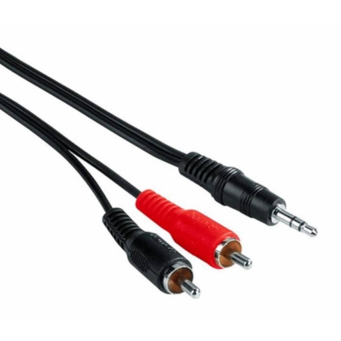 כבל אודיו sPL-3.5mm ל-2RCA אורך 2מטר HAMA דגם 30455