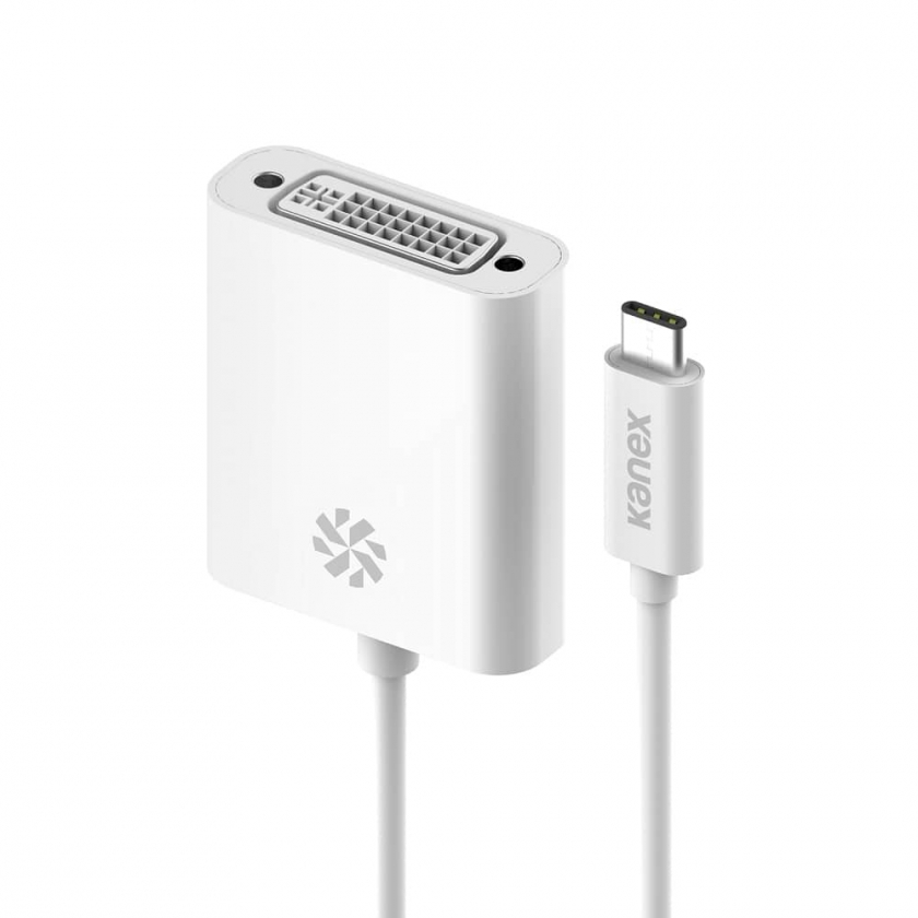 מתאם Thunderbolt-3 Type-C לחיבור DVI, תוצרת KANEX