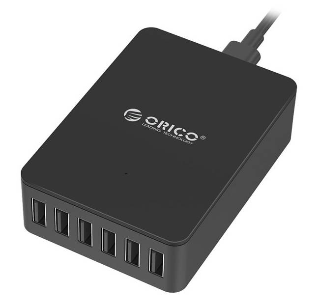 מטען USB שולחני עם 6 חיבורים בו זמנית - ORICO
