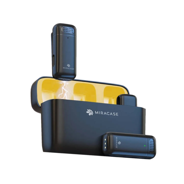 זוג מיקרופונים אלחוטיים Type-C להקלטת סירטונים