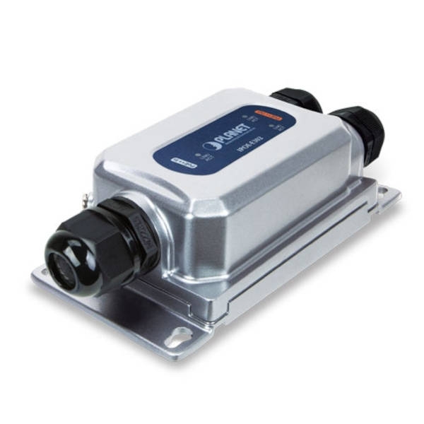 מרחיק POE תעשייתי 2.5Gbps עם פיצול ל-2 חיבורי POE מתח 54V