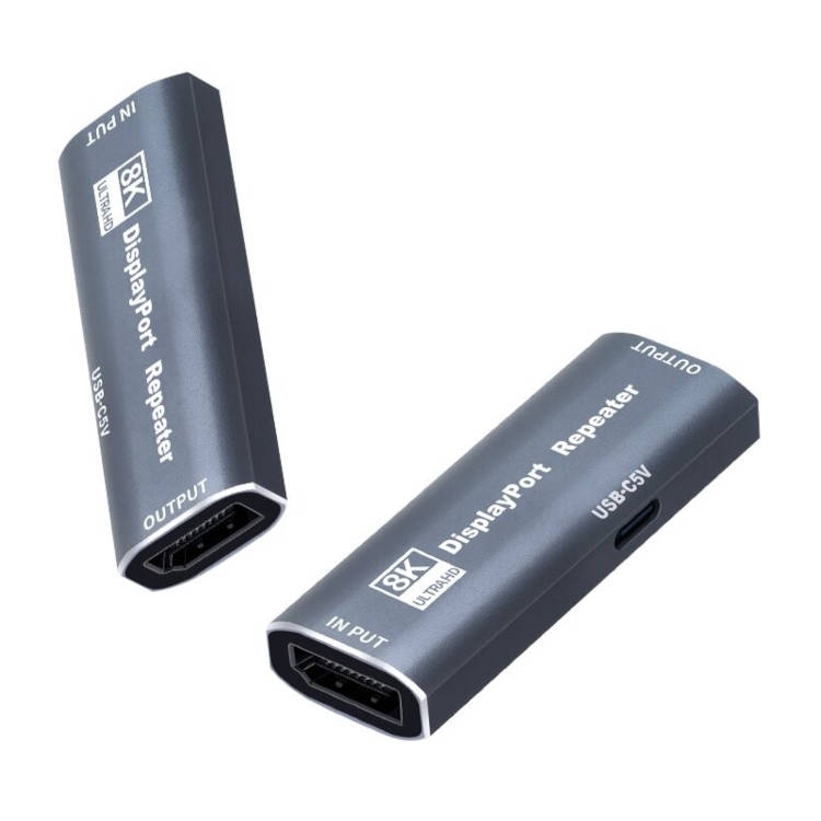 מגבר Displayport 1.4 אקטיבי עד 20 מטר 8K@60hz