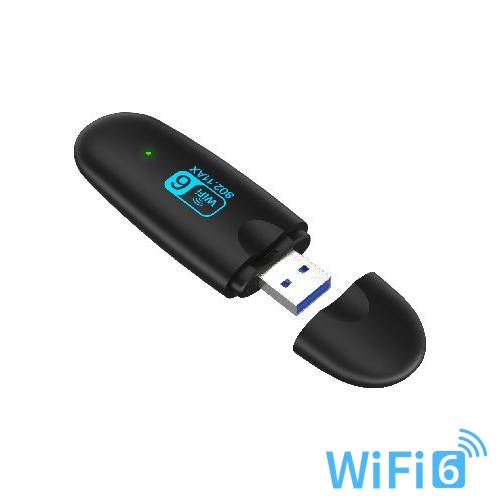 כרטיס רשת אלחוטי 1800Mbps WiFi-6 USB
