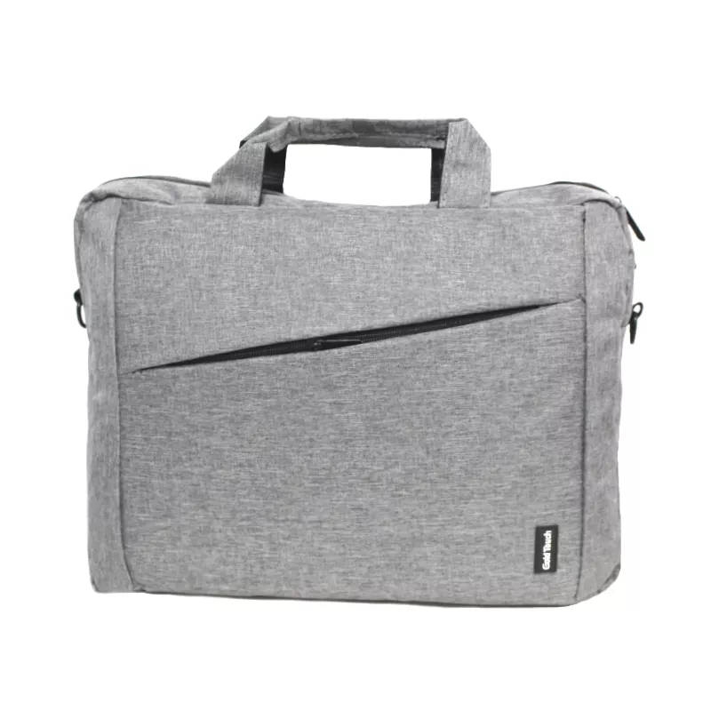 תיק אפור למחשב נייד עד גודל 15.6 אינץ