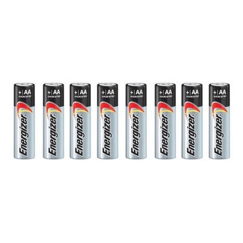 8 סוללות אלקליין AA איכותיות Energizer MAX