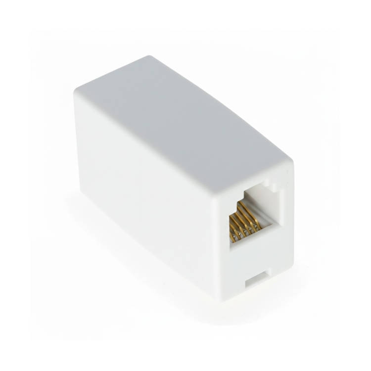 מתאם (מופה) לכבל טלפון RJ11 אמריקאי נקבה-נקבה