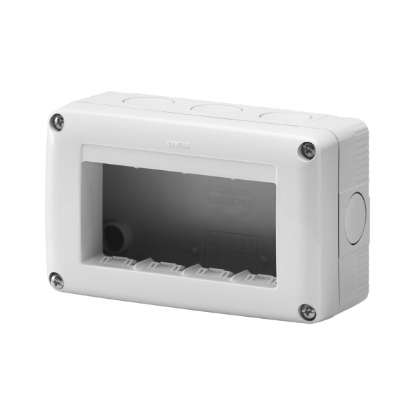 קופסא אפורה על הטיח ל-4 מודול גוויס מסידרת System דגם GW27004