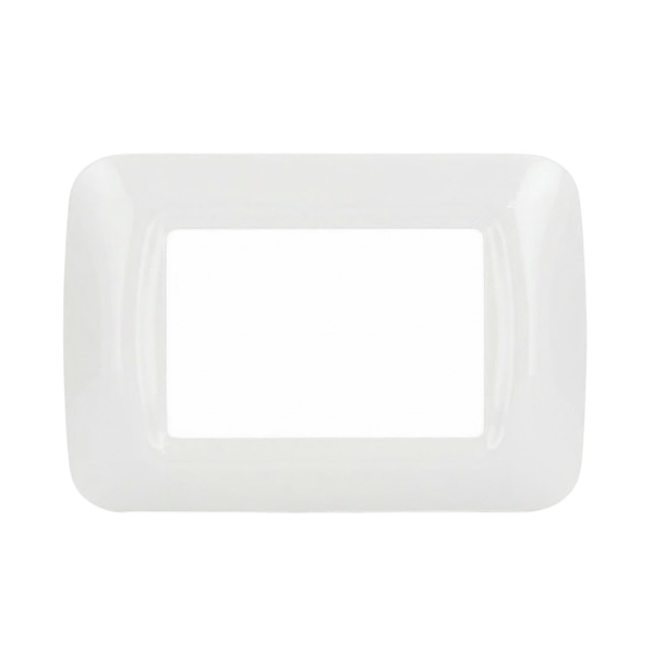 מסגרת לבנה גוויס מקורית סידרת System ל-3 מודול - Gewiss GW22503