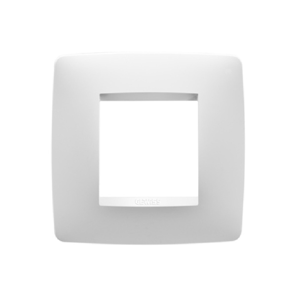 מסגרת לבנה מקורית למתאם גוויס 2 מודול - Gewiss Chorus