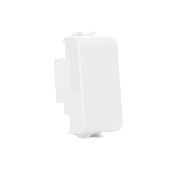 מכסה דמי לבן ברוחב 1 מודול לגוויס מסידרת Chorus של Gewiss