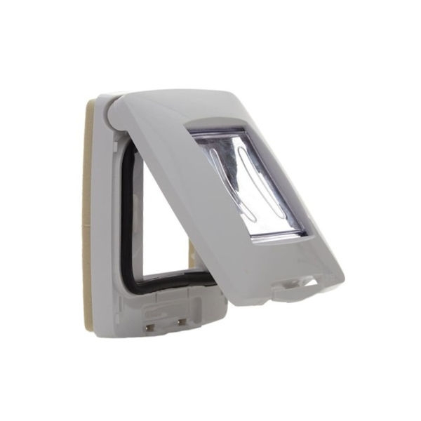 מסגרת לבנה גוויס מקורית מוגנת מים סידרת Chorus ל-2 מודול - Gewiss GW16702TB