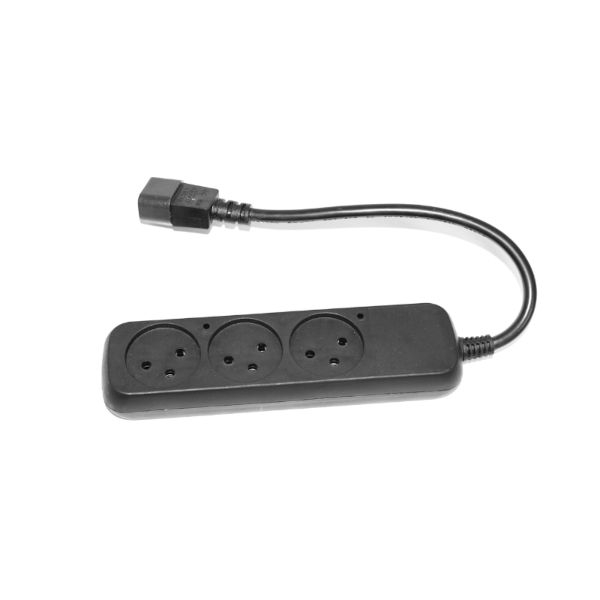 מפצל חשמל ל-3 שקעים בחיבור ישיר לאלפסק UPS3