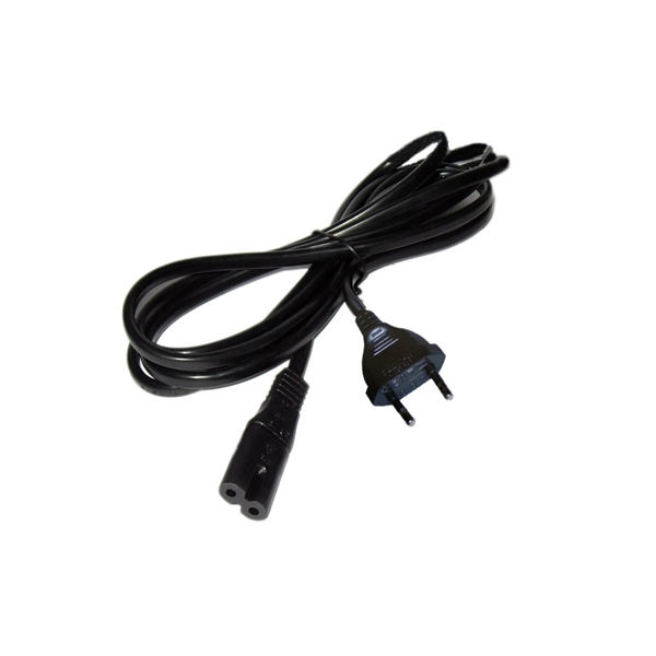 כבל חשמל 220V עם 2 פינים לחיבור שמיניה (טייפ) אורך 5 מטר