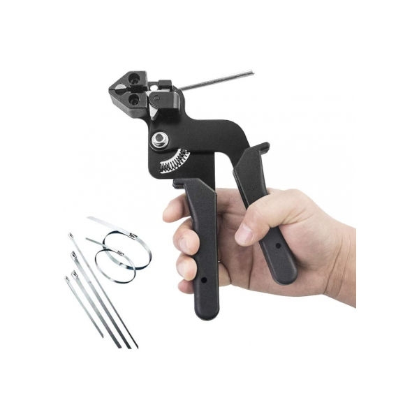 אקדח מקצועי להידוק וחיתוך אזיקוני מתכת