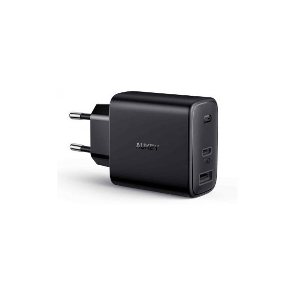 מטען USB + Type C מהיר 30W תוצרת AUKEY