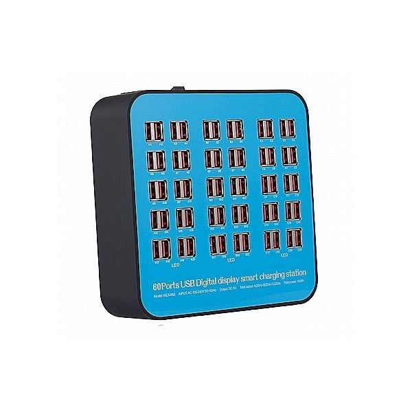 עמדת טעינה USB תעשייתית ל-60 מכשירים בו זמנית