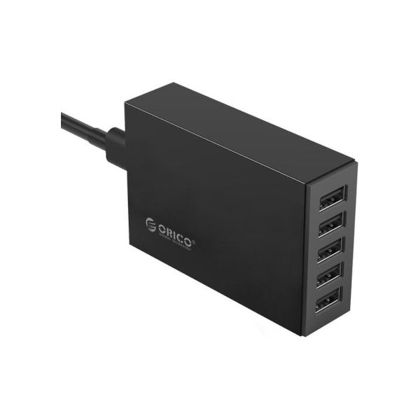 מטען USB שולחני עם 5 חיבורים בו זמנית - ORICO