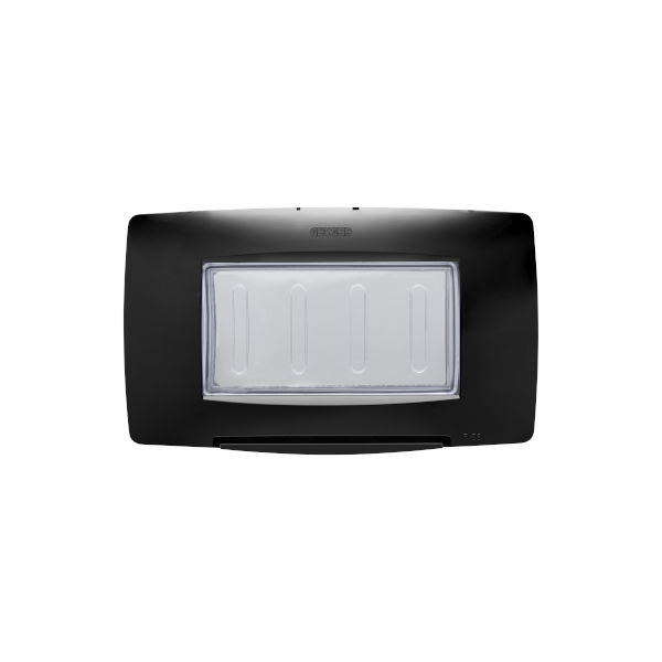 מסגרת שחורה גוויס מוגנת מים סידרת Chorus ל-4 מודול - Gewiss GW16704TN