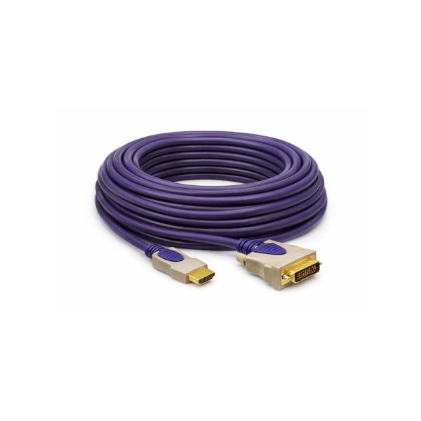 כבל HDMI ל-DVI מקצועי 15 מטר TechLink