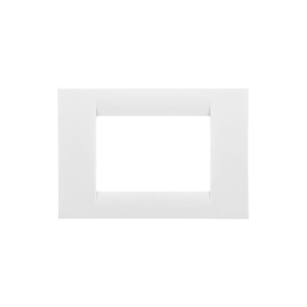 מסגרת 3 מקום לבנה מעוצבת Gewiss System Virna