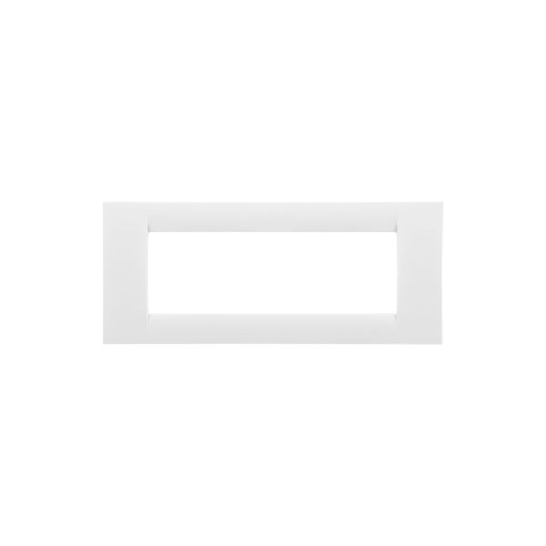 מסגרת 6 מקום לבנה מעוצבת Gewiss System Virna